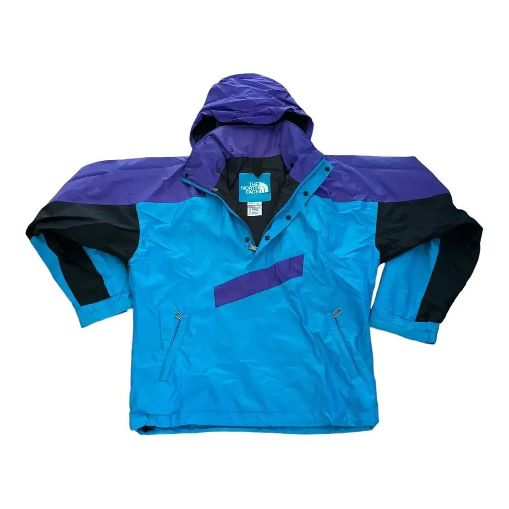 Vintage 1990s The North Face Colorblock Pullover Anorak XS